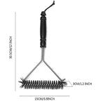SABORR Barbeque Cleaning Brush with scrapper