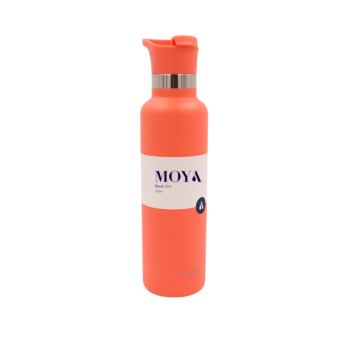 Black Sea 700ml Stainless Steel Water Bottles Spout