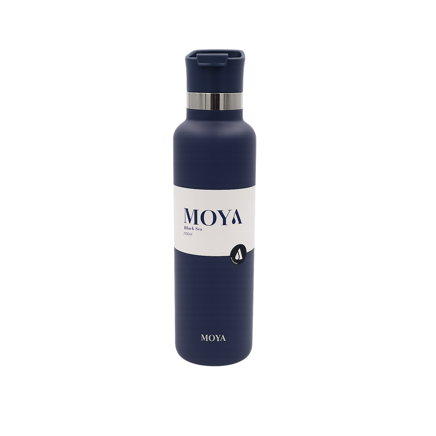 Black Sea 700ml Stainless Steel Water Bottles Spout