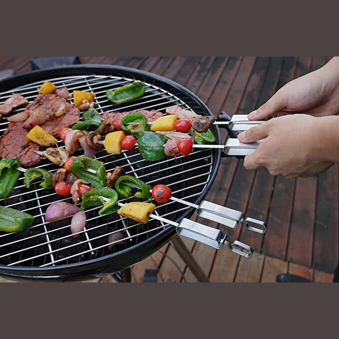 SABORR Saborr Stainless Steel Barbeque Skewers