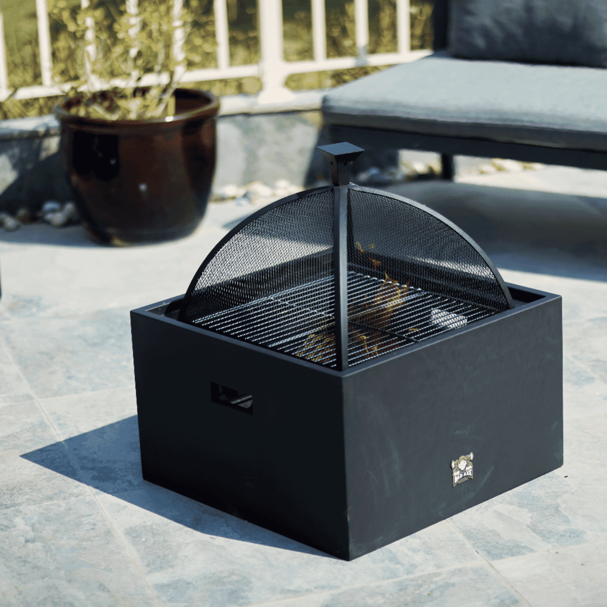 Bad Axe The Log Cabin Firepit