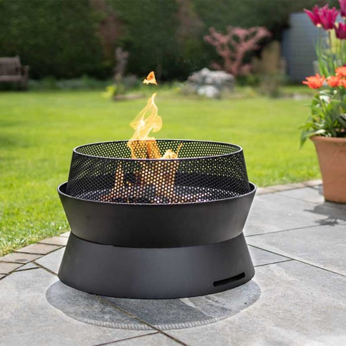 Bad Axe Flaming Timber Firepit