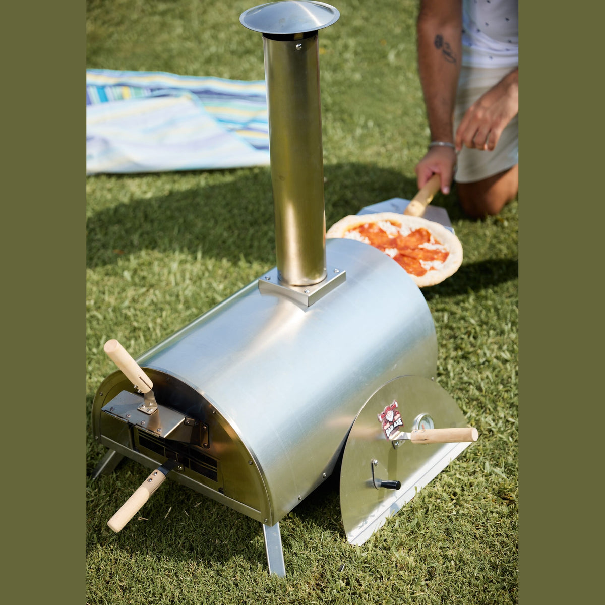 Bad Axe Portable Wood-Fired Outdoor Pizza Oven