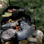 Barebones Cowboy Fire Pit Grill Side Table