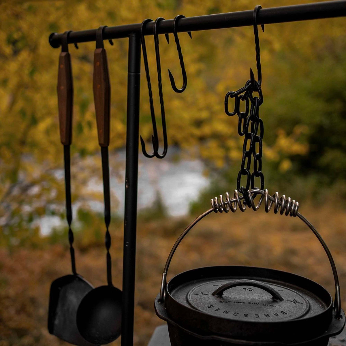Barebones Cowboy Grill S-Hook and Chain Kit