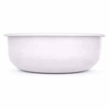 BareBones - Rolled Enamelware Bowl - Soft White