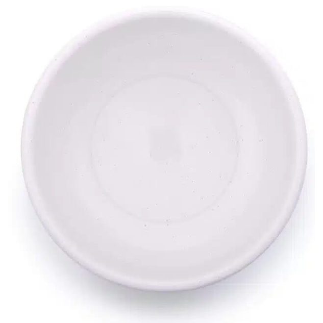 Barebones Rolled Enamelware Bowl Soft White