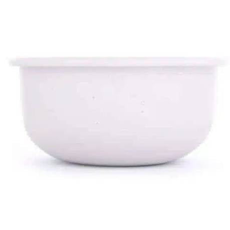 BareBones - Rolled Enamelware Side Bowl - Soft White