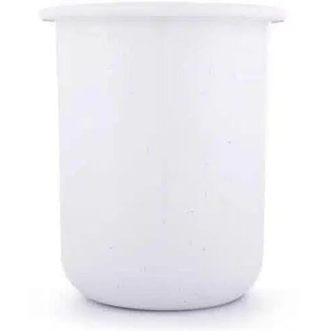BareBones - Rolled Enamelware Cup - Soft White