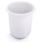 Barebones Rolled Enamelware Cup Soft White