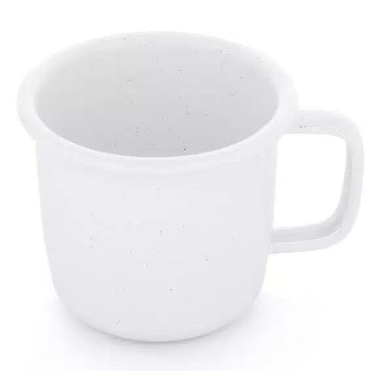 BareBones - Rolled Enamelware Mug Soft White