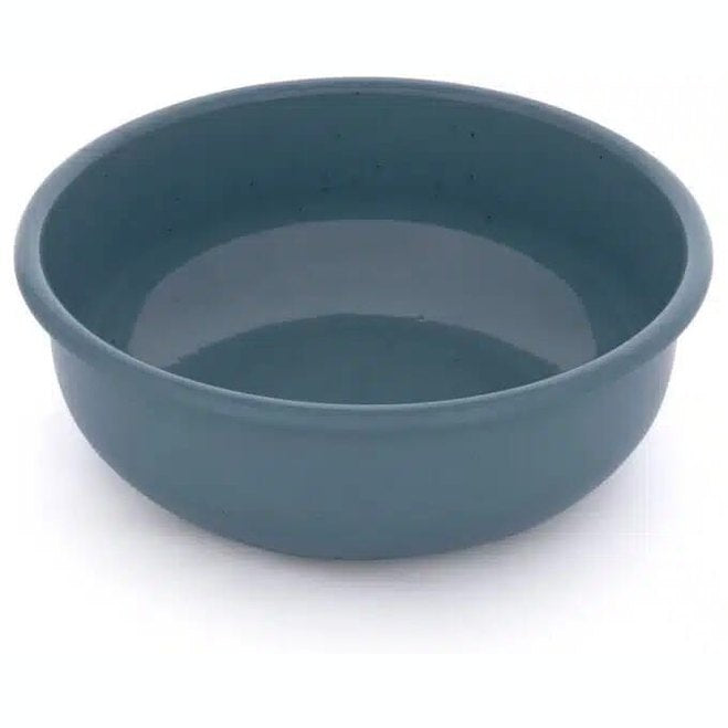 BareBones - Rolled Enamelware Bowl - Smoky Blue