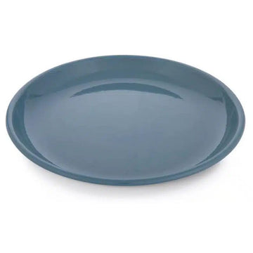 BareBones - Rolled Enamelware Plate - Smoky Blue