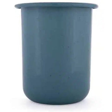 BareBones - Rolled Enamelware Cup - Smoky Blue