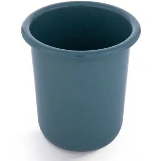 BareBones - Rolled Enamelware Cup - Smoky Blue