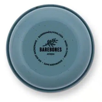 BareBones - Rolled Enamelware Cup - Smoky Blue