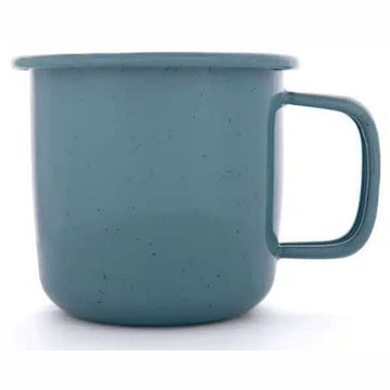 BareBones - Rolled Enamelware Mug Smoky Blue