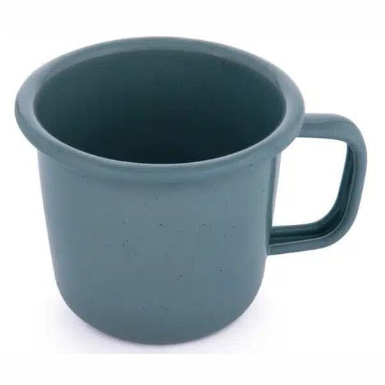 BareBones - Rolled Enamelware Mug Smoky Blue