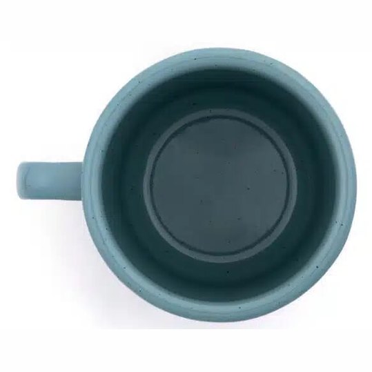 BareBones - Rolled Enamelware Mug Smoky Blue