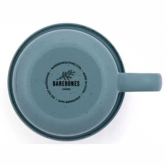 BareBones - Rolled Enamelware Mug Smoky Blue