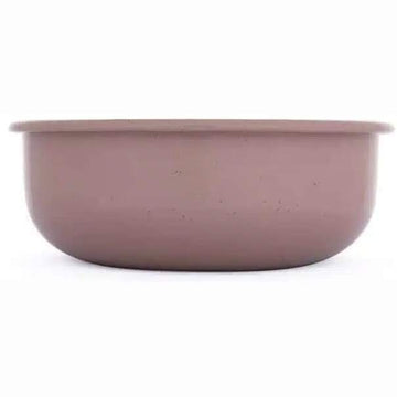 BareBones - Rolled Enamelware Bowl - Dusty Rose