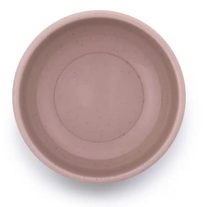 BareBones - Rolled Enamelware Bowl - Dusty Rose