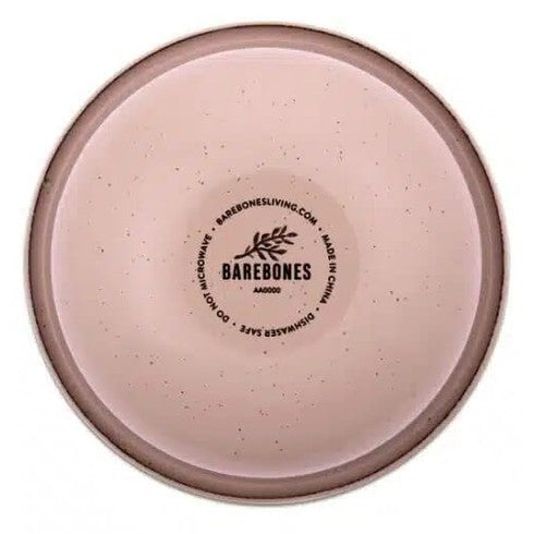 BareBones - Rolled Enamelware Side Bowl - Dusty Rose