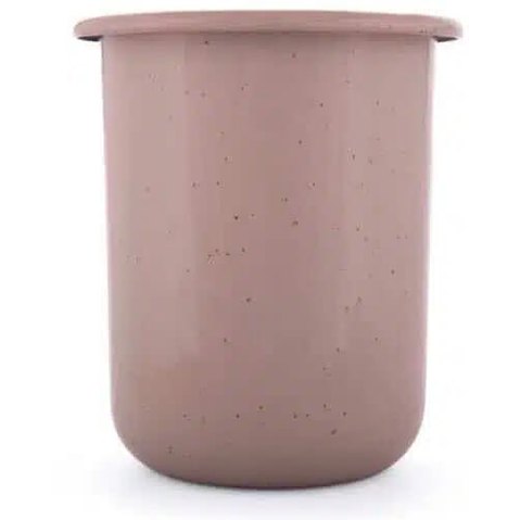 BareBones - Rolled Enamelware Cup - Dusty Rose
