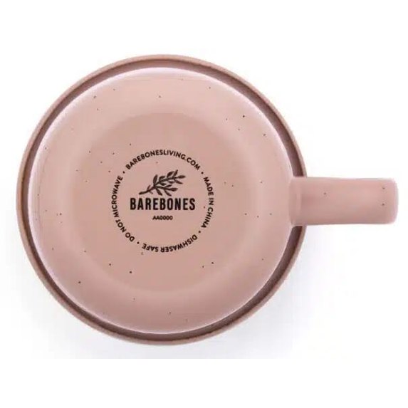 BareBones - Rolled Enamelware Mug - Dusty Rose