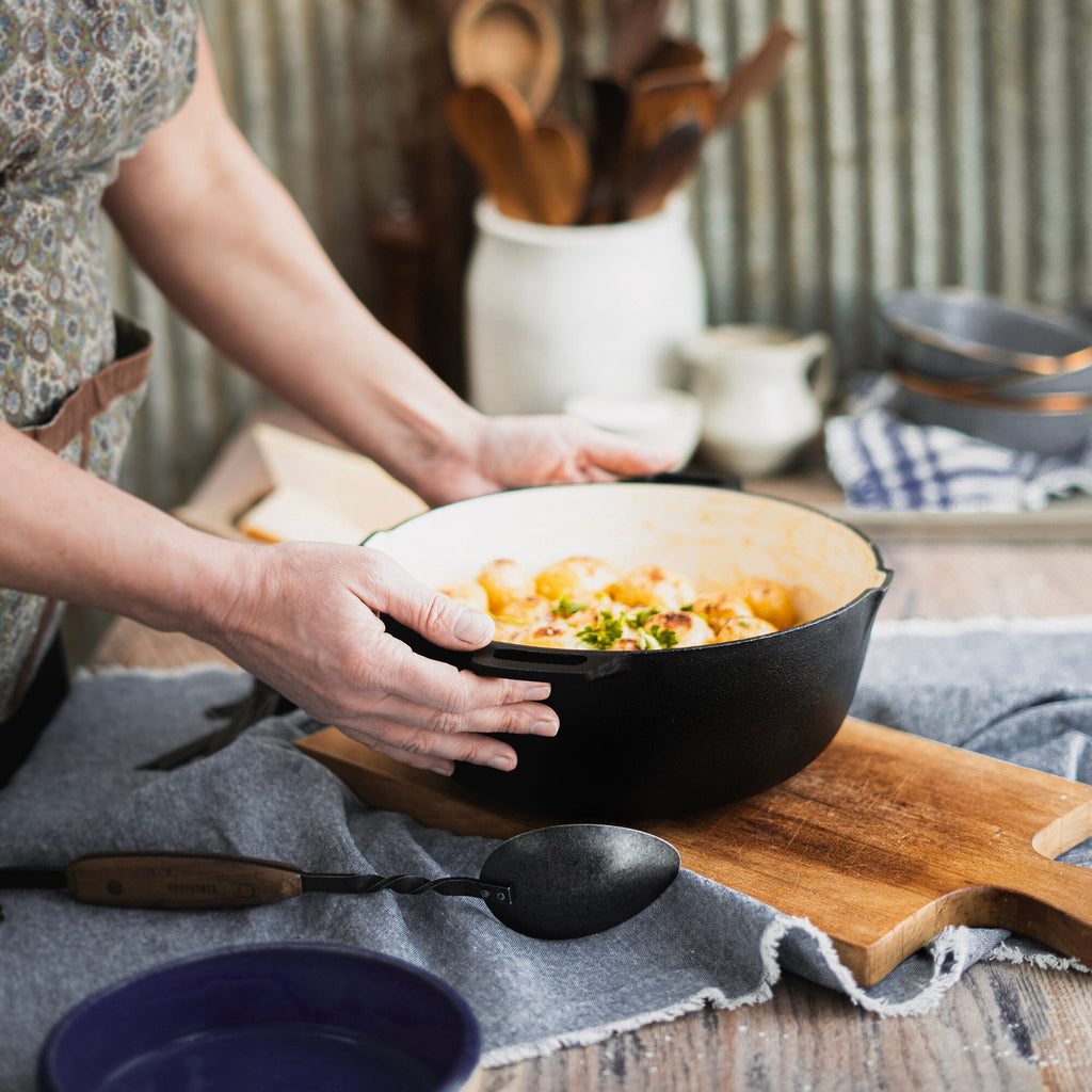 Barebones Enamel Lined Cast Iron Crock Pot