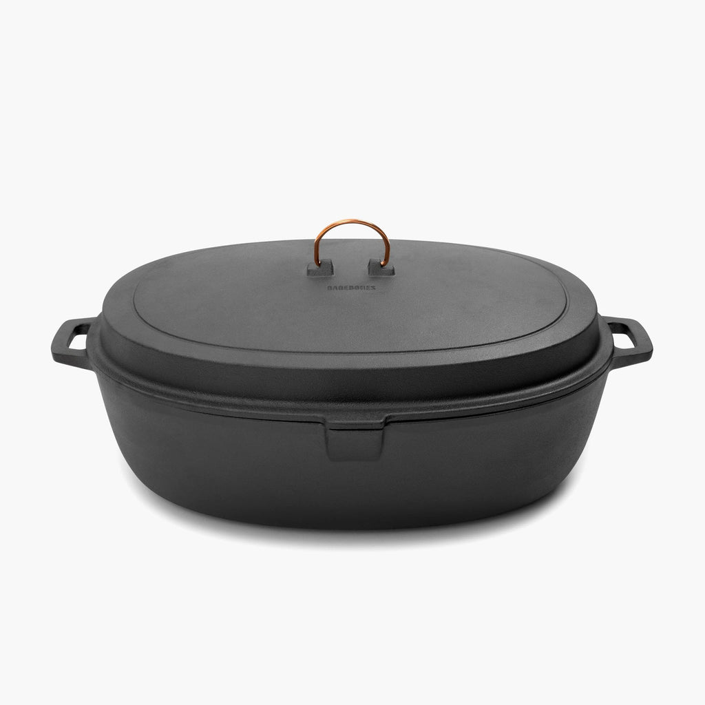 Barebones Enamel Lined Cast Iron Roaster