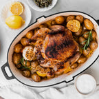Barebones Enamel Lined Cast Iron Roaster