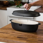 Barebones Enamel Lined Cast Iron Roaster