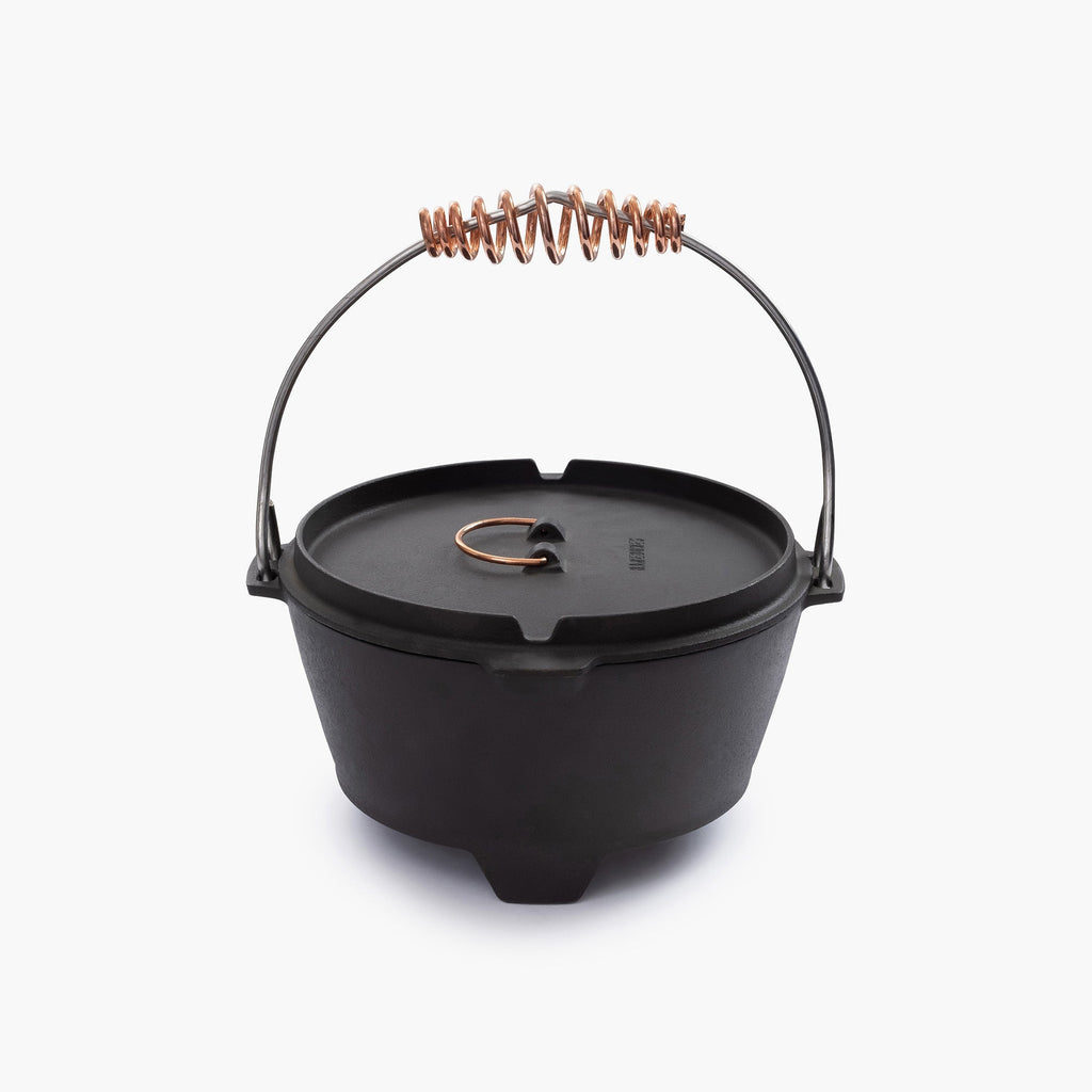 Barebones Polished Cast Iron Dutch Oven 4qt