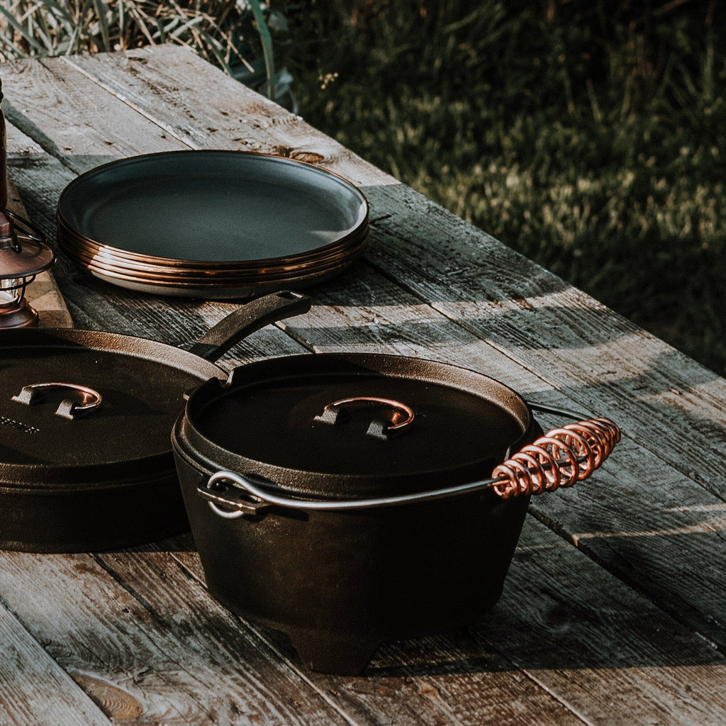 Barebones Polished Cast Iron Dutch Oven 4qt
