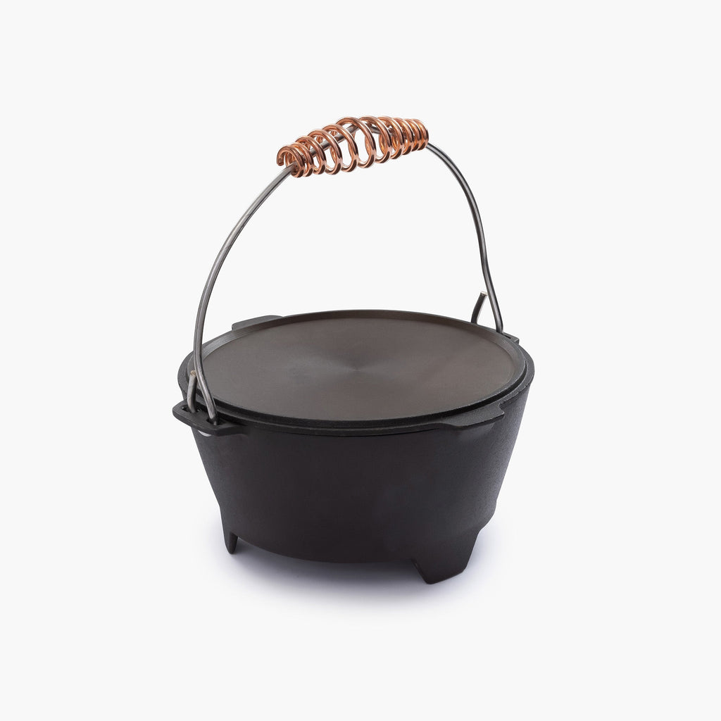 Barebones Polished Cast Iron Dutch Oven 4qt
