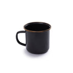 Barebones Enamel Mug Charcoal - Set of 2