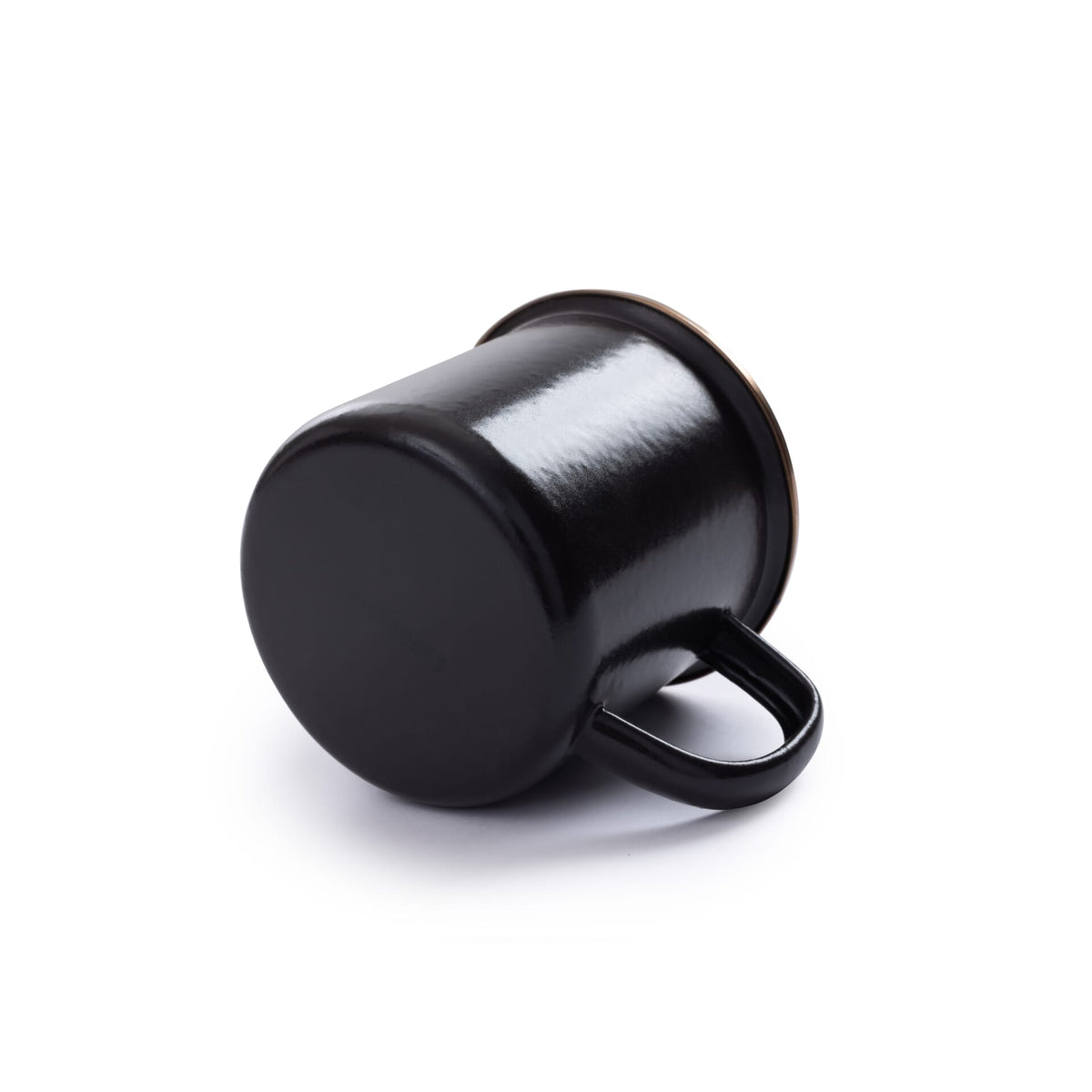 Barebones Enamel Mug Charcoal - Set of 2