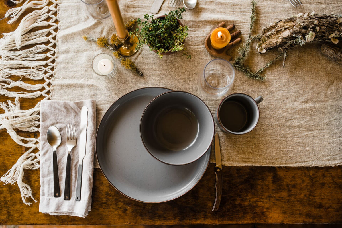Barebones Enamel Plate - Set of 2