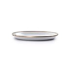 BareBones - Enamel Salad Plate Eggshell - set of 2 -DISCONTINUED