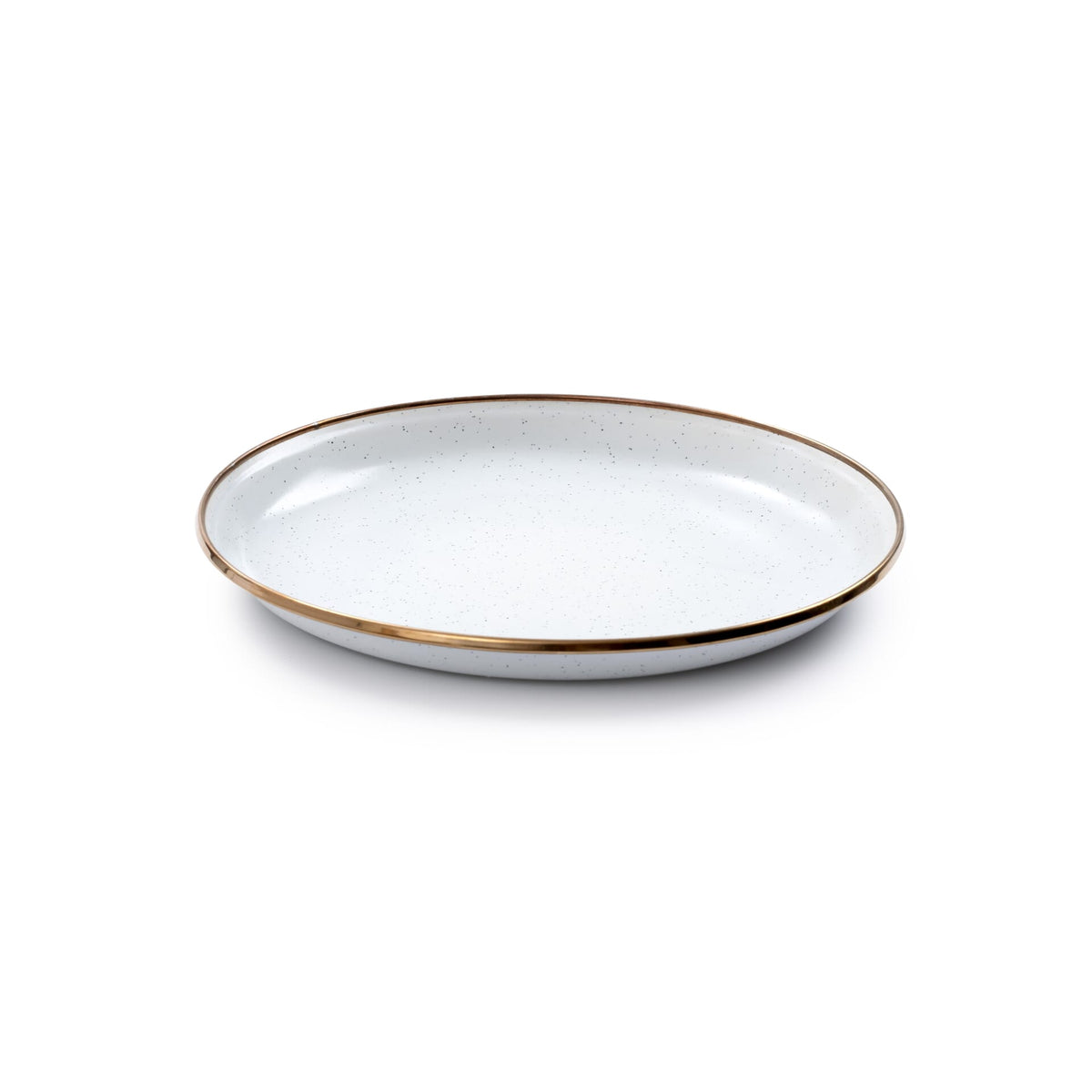 BareBones - Enamel Salad Plate Eggshell - set of 2 -DISCONTINUED