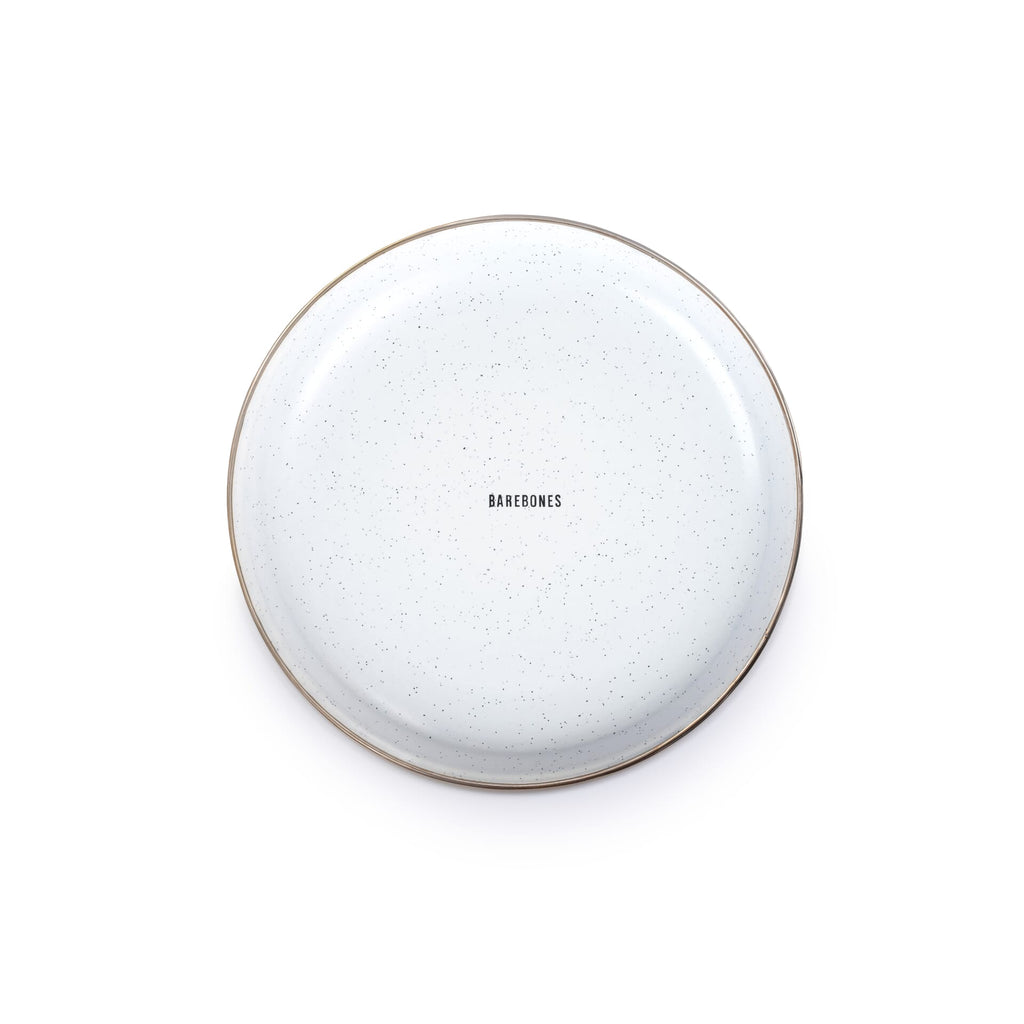 BareBones - Enamel Salad Plate Eggshell - set of 2 -DISCONTINUED