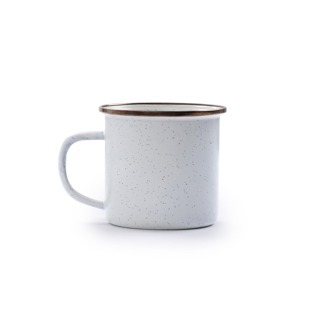 BareBones - Enamel Mug Eggshell - set of 2 -DISCONTINUED