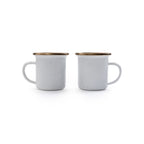 BareBones - Enamel Espresso Cup Eggshell - set of 2 -DISCONTINUED