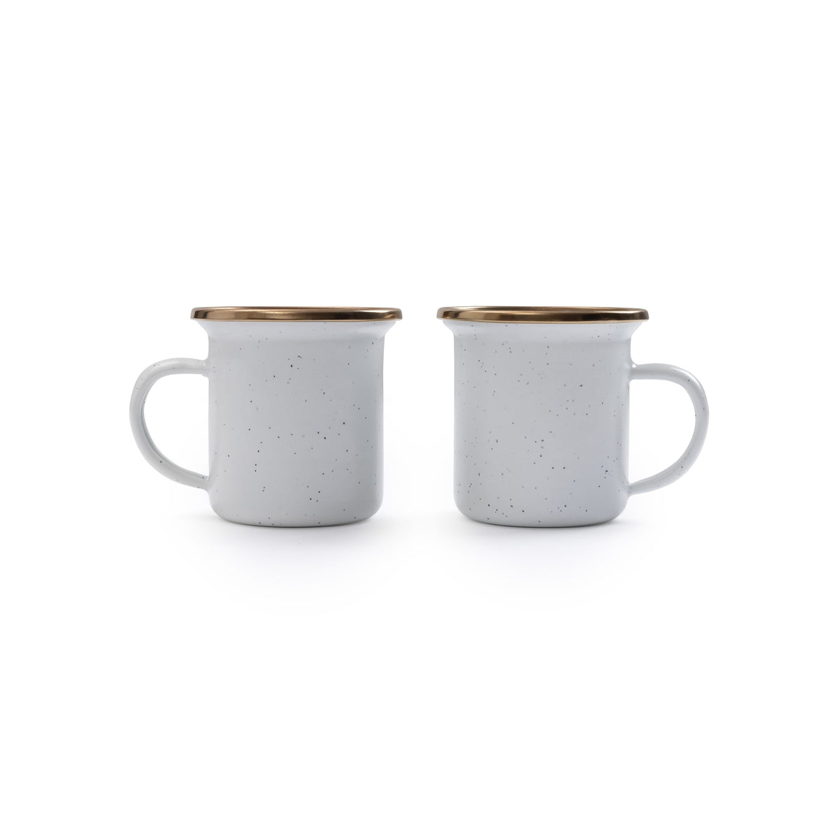 BareBones - Enamel Espresso Cup Eggshell - set of 2 -DISCONTINUED