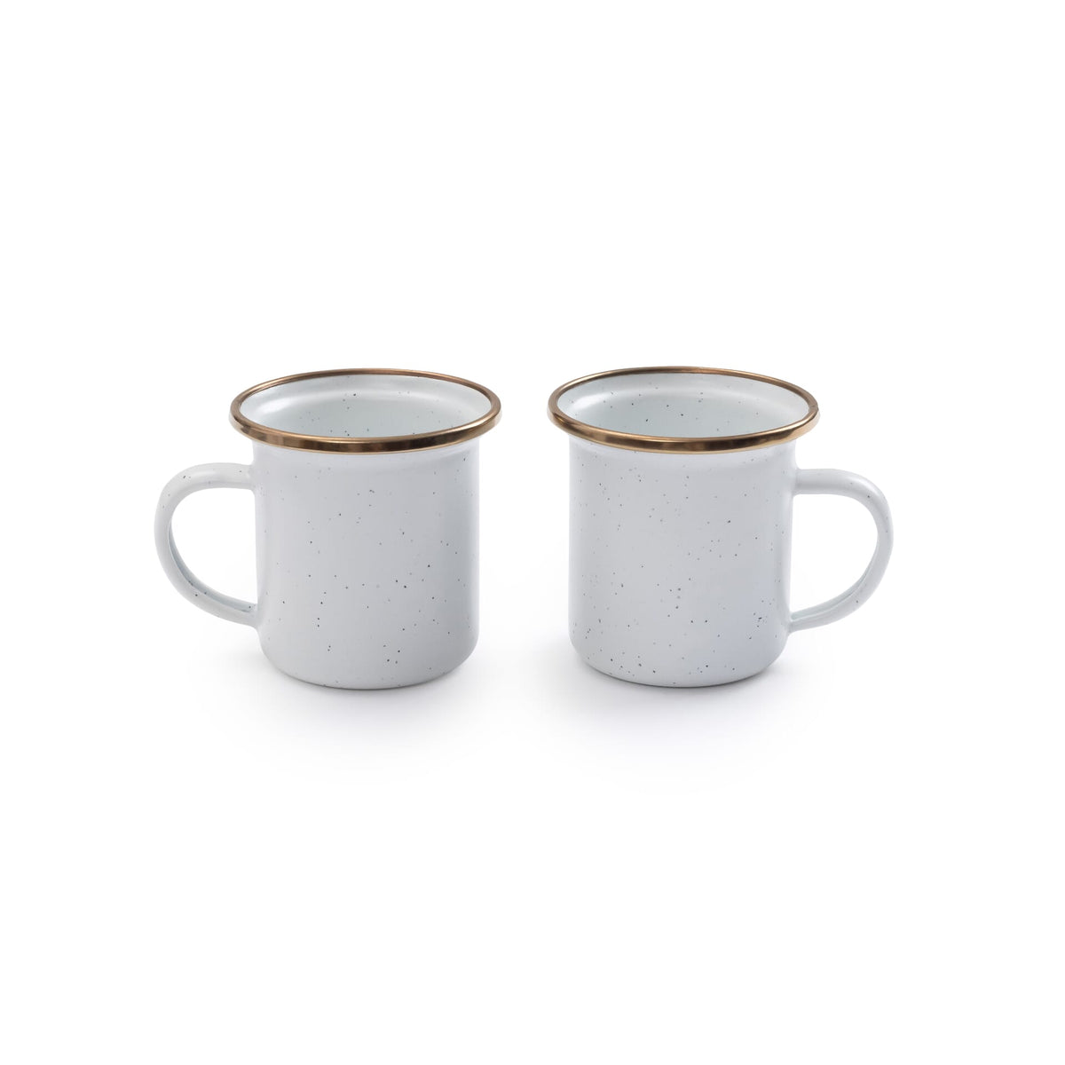 BareBones - Enamel Espresso Cup Eggshell - set of 2 -DISCONTINUED