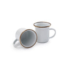 BareBones - Enamel Espresso Cup Eggshell - set of 2 -DISCONTINUED