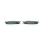 Barebones Enamel Salad Plate Green - Set of 2