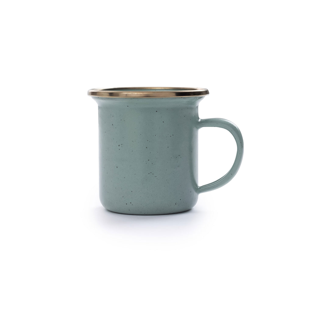 Barebones Enamel Espresso Cup Green - Set of 2