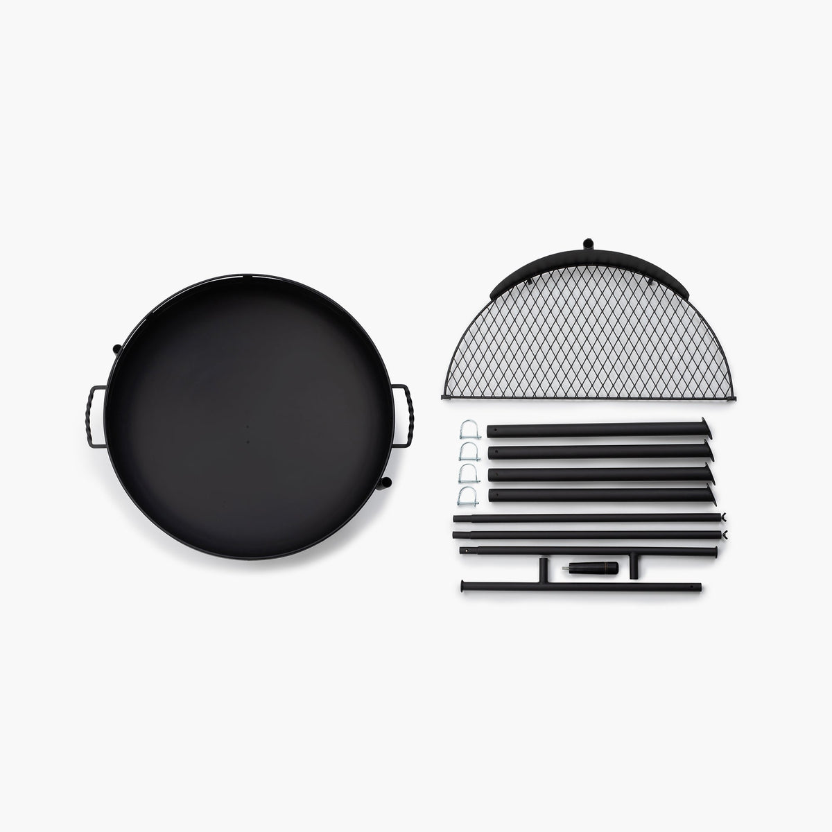 Barebones Cowboy Fire Pit Grill 30"